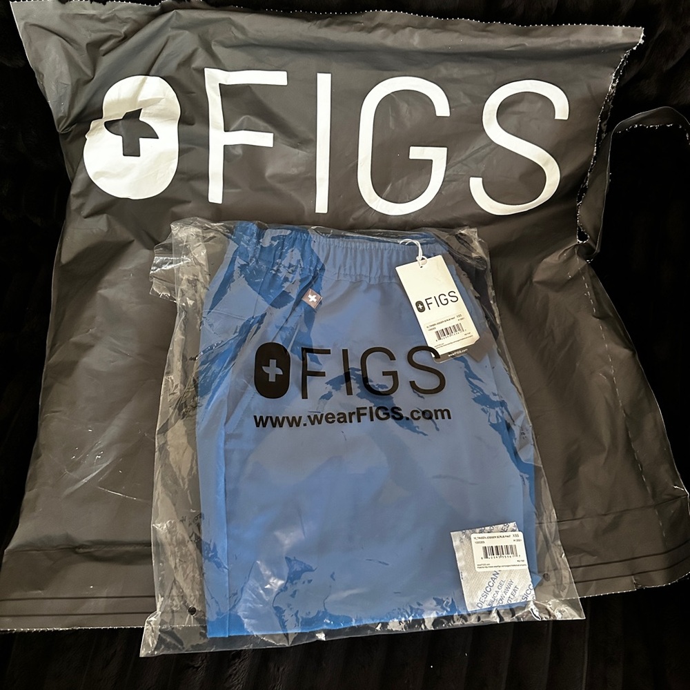 Figs Classic Royal Blue TANSEN JOGGER SCRUB Pants Size: XSS Petite